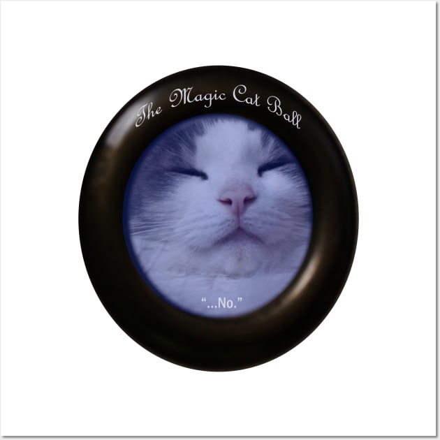 The Magic Cat Ball Magic 8 Ball Posters and Art Prints TeePublic
